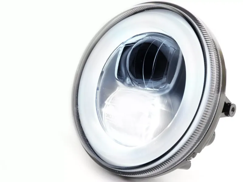 Koplamp incl. Montagering MOTO NOSTRA  LED HighPower Ø=120mm 12V DC (E9) Lambretta LI (Serie 1-2)