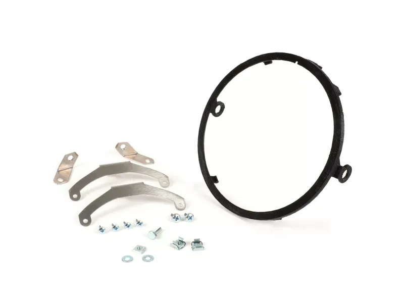 Koplamp Montage Ring Set MOTO NOSTRA LED HighPower  Ø=143mm (5 3/4") Voor Montage Koplamp Op Stuurkop Vespa PX, LML Star Stella