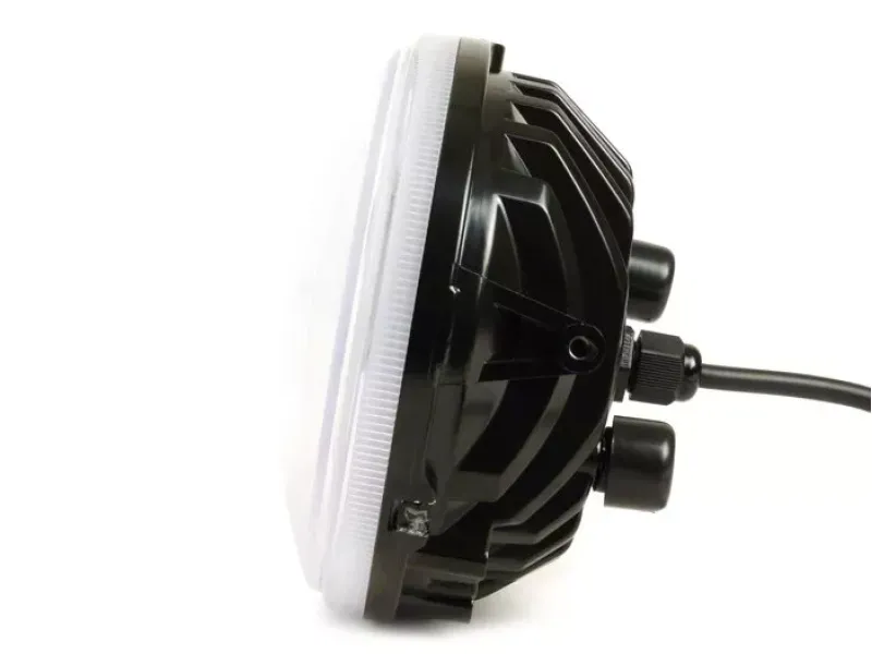 Koplamp MOTO NOSTRA- LED HighPower Ø=120mm 12V DC e9 Gemarkeerd Voor de Ombouw Van e. G. Lambretta LI/TV (Serie 1-3