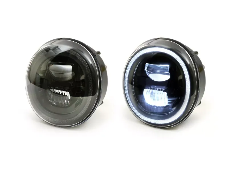 Koplamp MOTO NOSTRA LED HighPower GTS i.E. Super 125-300 (-2018 Past Oook op GT GTS, GTL) Zwarte Reflector