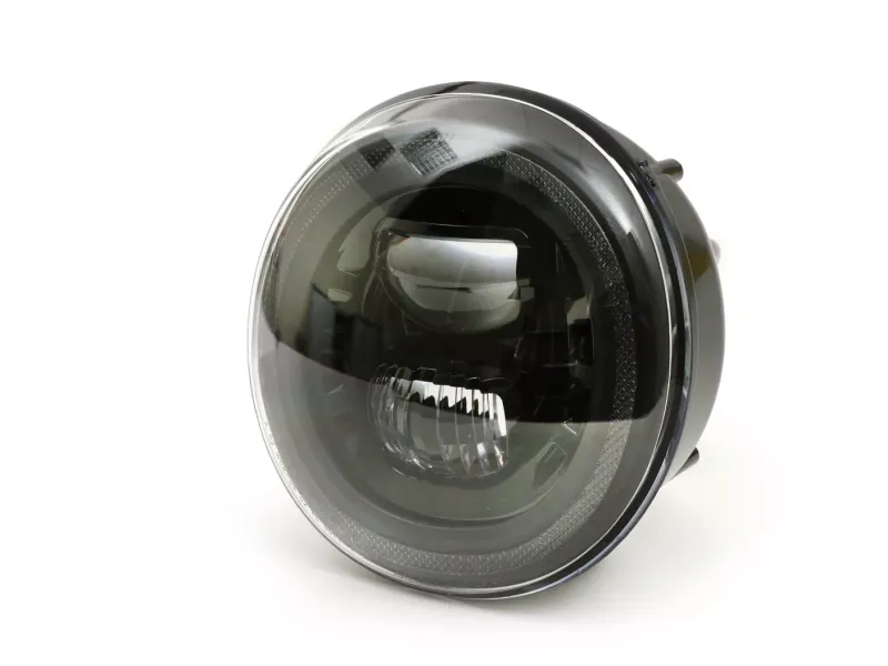 Koplamp MOTO NOSTRA LED HighPower GTS i.E. Super 125-300 (-2018 Past Oook op GT GTS, GTL) Zwarte Reflector