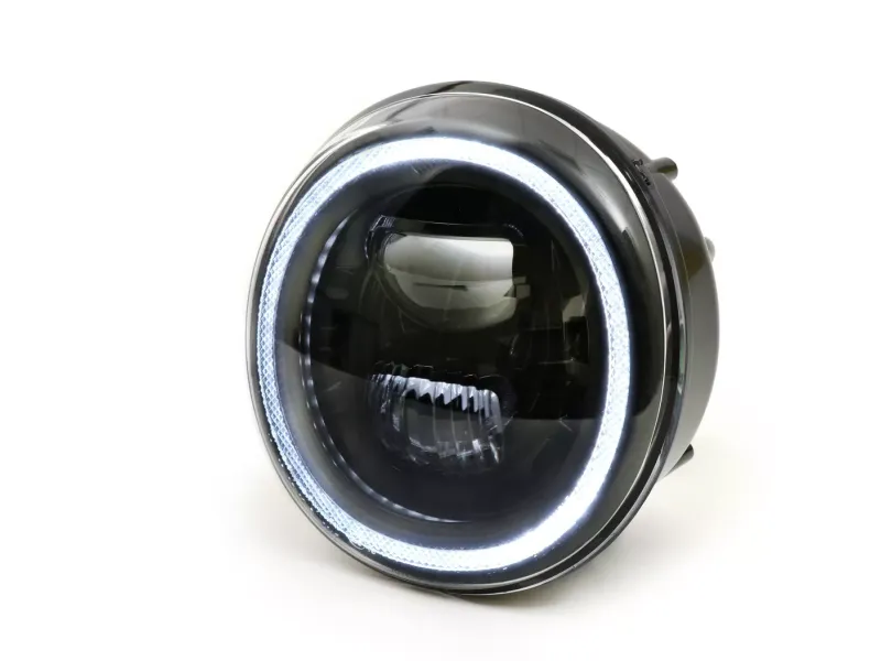 Koplamp MOTO NOSTRA LED HighPower GTS i.E. Super 125-300 (-2018 Past Oook op GT GTS, GTL) Zwarte Reflector