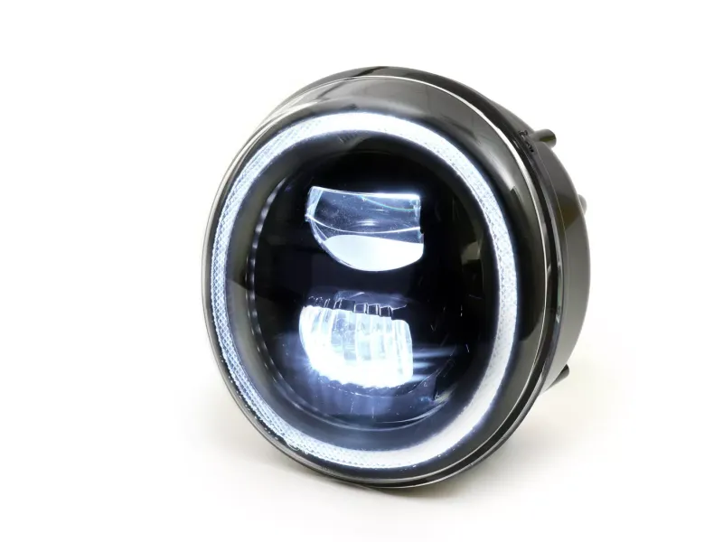 Koplamp MOTO NOSTRA LED HighPower GTS i.E. Super 125-300 (-2018 Past Oook op GT GTS, GTL) Zwarte Reflector