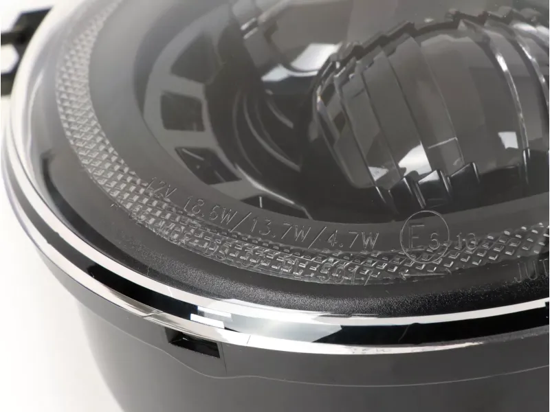 Koplamp MOTO NOSTRA LED HighPower GTS i.E. Super 125-300 (-2018 Past Oook op GT GTS, GTL) Zwarte Reflector