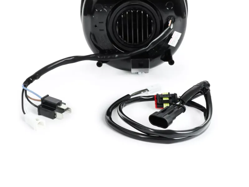 Koplamp MOTO NOSTRA LED HighPower GTS i.E Super 125-300  (-2018 Past Ook op GT, GTS, GTL) Verchroomde Reflector