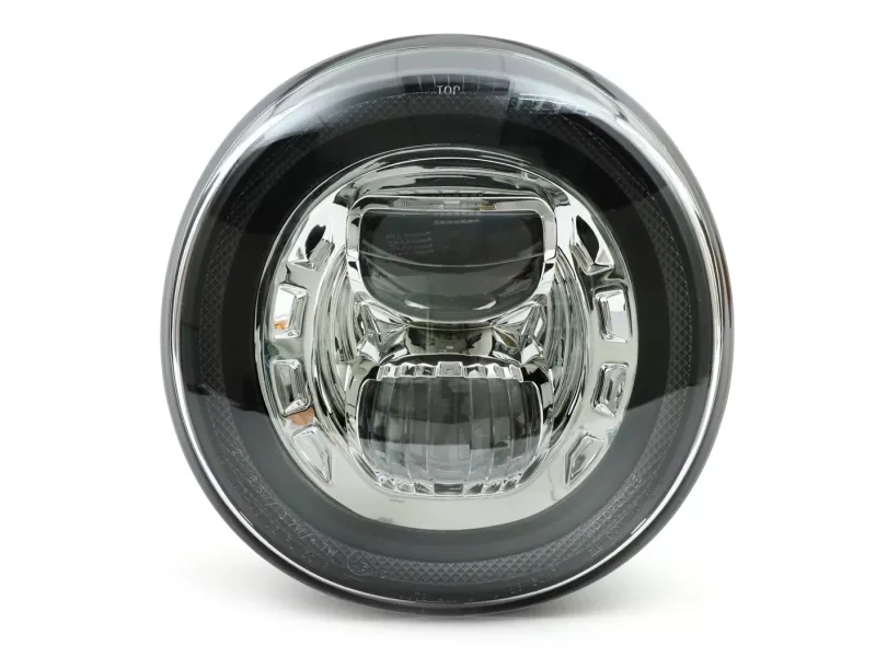 Koplamp MOTO NOSTRA LED HighPower GTS i.E Super 125-300  (-2018 Past Ook op GT, GTS, GTL) Verchroomde Reflector