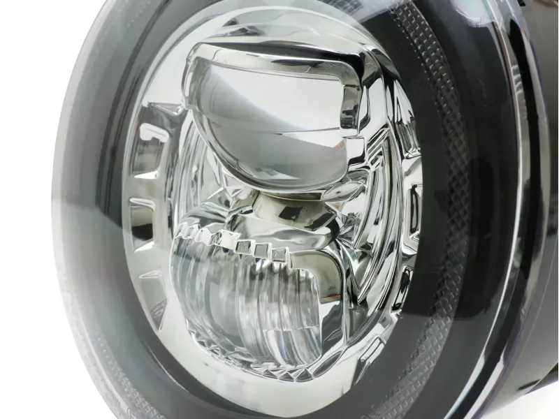 Koplamp MOTO NOSTRA LED HighPower GTS i.E Super 125-300  (-2018 Past Ook op GT, GTS, GTL) Verchroomde Reflector