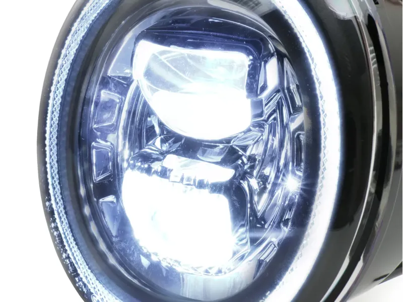 Koplamp MOTO NOSTRA LED HighPower GTS i.E Super 125-300  (-2018 Past Ook op GT, GTS, GTL) Verchroomde Reflector