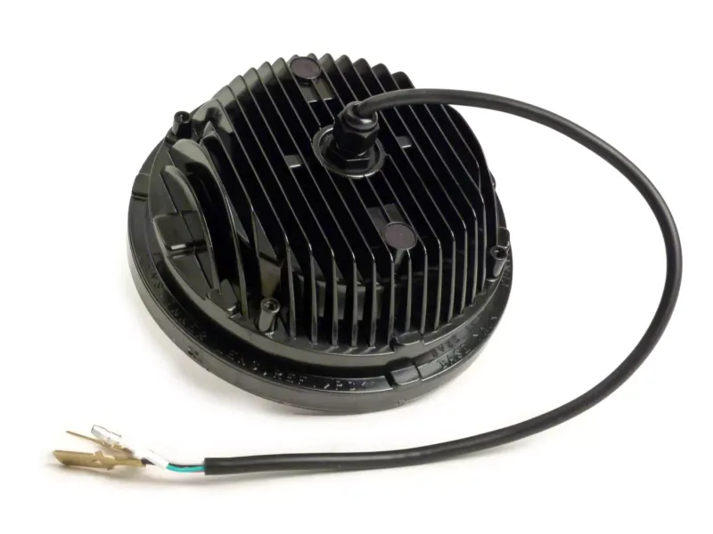 Koplamp Verchroomde Reflector MOTO NOSTRA LED HighPower 143mm (5 3/4") 12V DC Met E9 Keurmerk