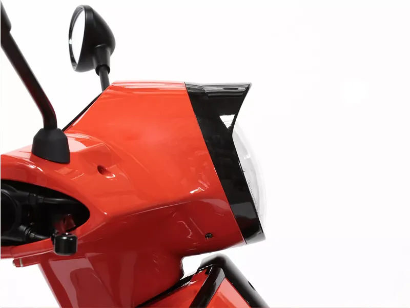 Koplamprand Met Vizier MOTO NOSTRA Vespa GTS 300 HPE (2019-2022) GTS 125 IGET (2019-2022) Vlak Zwart