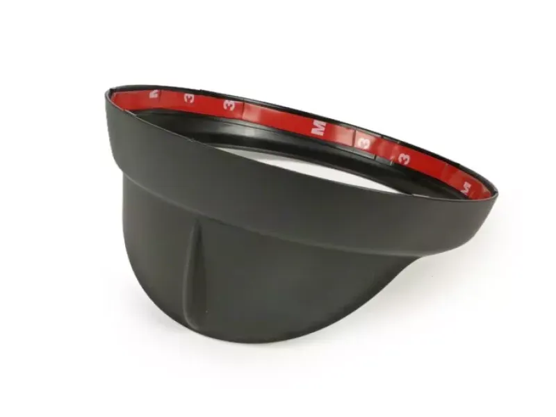 Koplamprand Met Vizier MOTO NOSTRA Vespa LX 50, LX 125, LX 150, GTV, GT60 125-300 Vlak Zwart