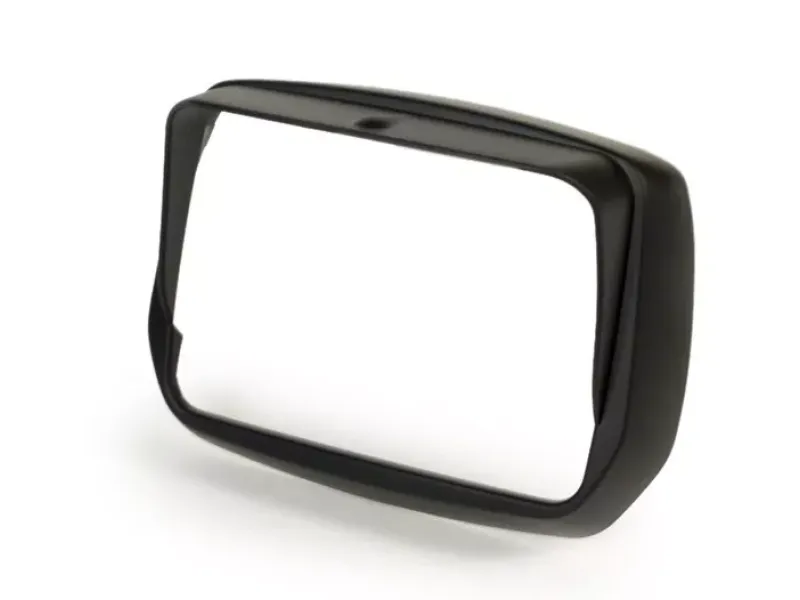 Koplamprand Met Vizier MOTO NOSTRA Vespa S50, S125, S150  Vlak Zwart