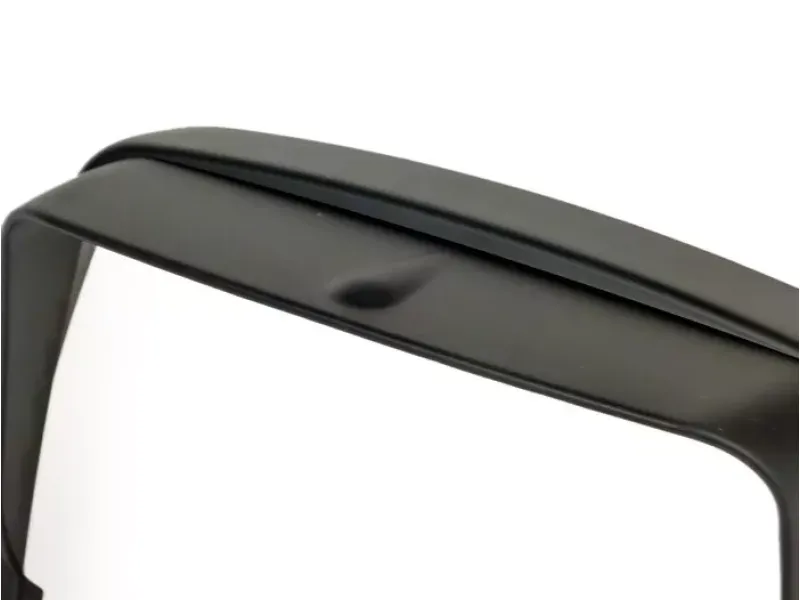 Koplamprand Met Vizier MOTO NOSTRA Vespa S50, S125, S150  Vlak Zwart