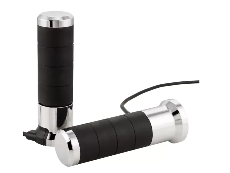 KOSO - Verwarmde Handvatten Universeel - Chroom/Aluminium