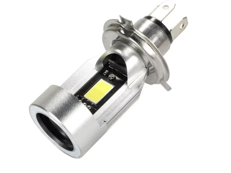 Led Ba20D Angeleye voor standaard koplamp - Blauw (o.a. Piaggio Zip)