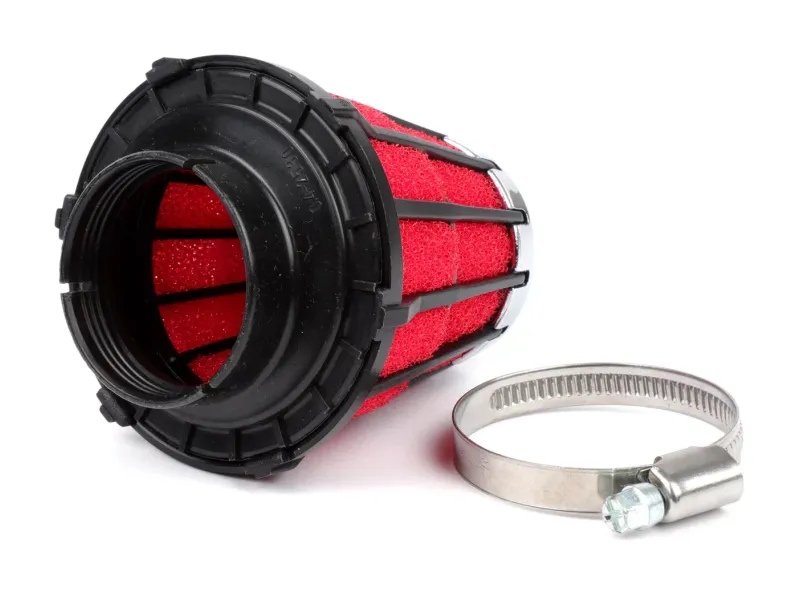 Luchtfilter  Malossi e5  0掳 cs=43mm Rood Zwart Mikuni