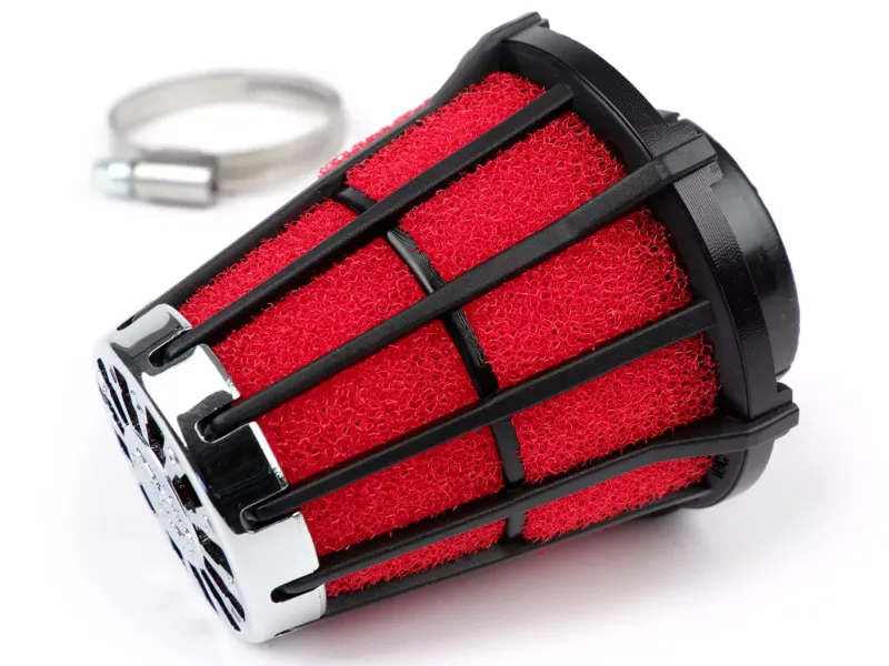Luchtfilter  Malossi e5  0掳 cs=43mm Rood Zwart Mikuni