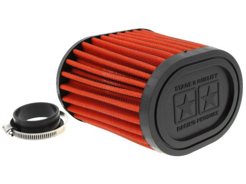 Luchtfilter Drag race - 44+49mm Aansluiting - Orange