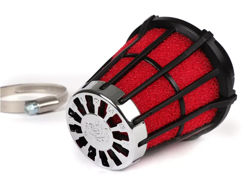 Luchtfilter Malossi e5 0掳 cs=50mm Rood Zwart vhst 26 28 Mikuni