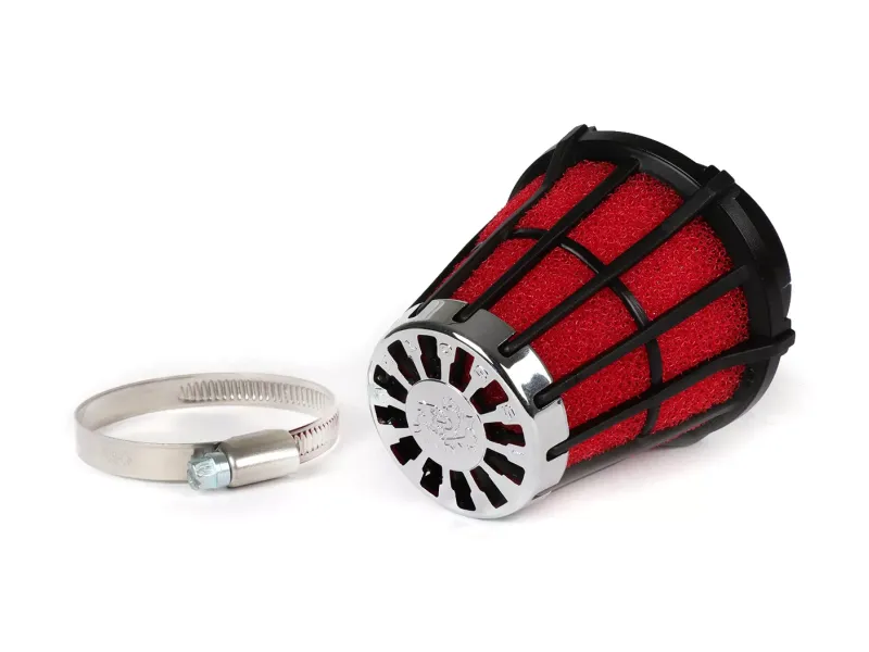 Luchtfilter Malossi e5 0掳 cs=50mm Rood Zwart vhst 26 28 Mikuni