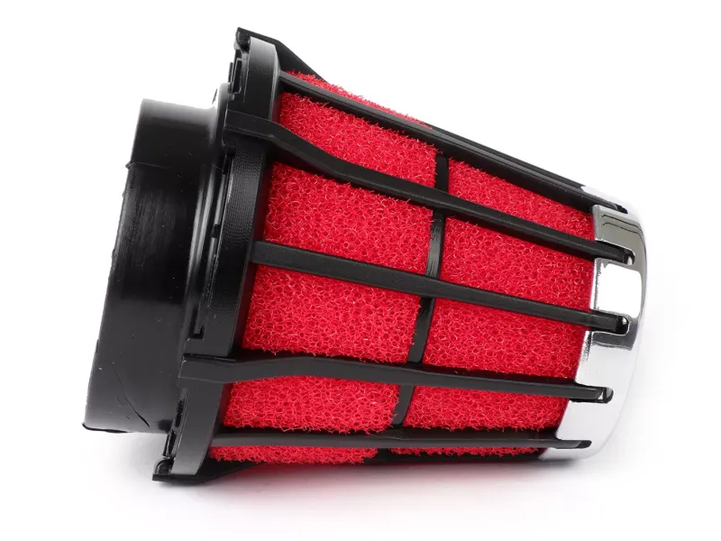 Luchtfilter Malossi E5  0 graden cs= 55mm Rood Zwart Mikuni