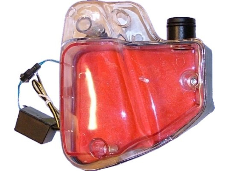 Luchtfilter - Transparant/Rood MET NEON - Peugeot