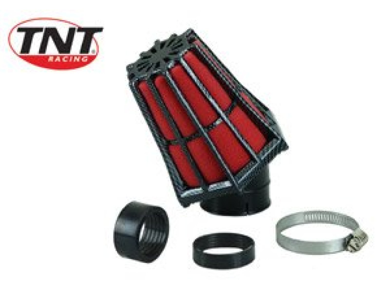 Luchtfilter R-Evo Tnt Ø28/35mm 45° Carbon/Rood