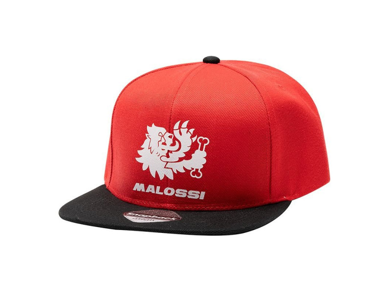 Malossi Snapback pet (rood/zwart)
