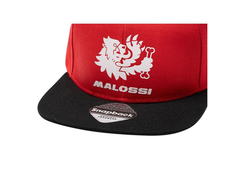 Malossi Snapback pet (rood/zwart)