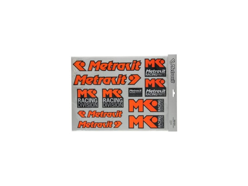 Metrakit stickerset - Fluor Geel