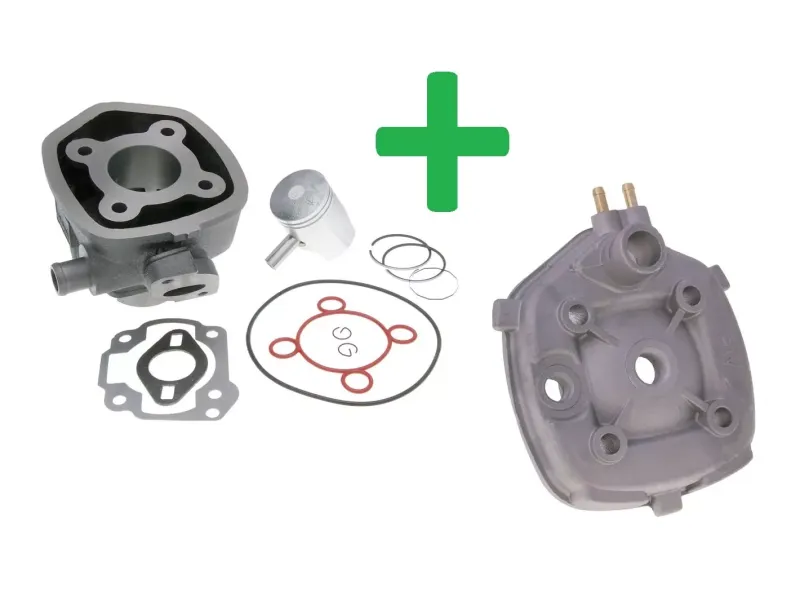 Minarelli Horizontaal 50cc + Cilinderkop (watergekoeld)