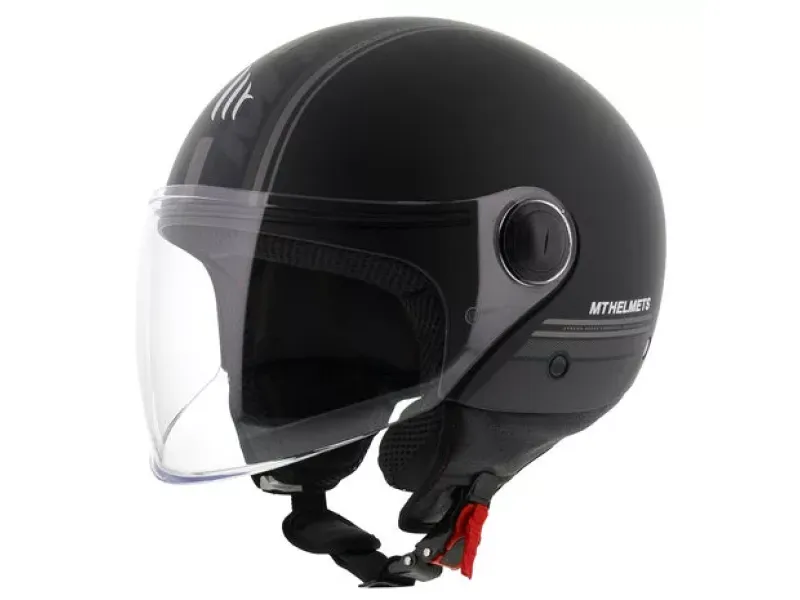  Scooterhelm MT Mat Zwart - model 'Street Entire'