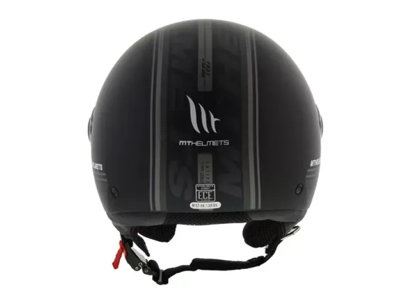  Scooterhelm MT Mat Zwart - model 'Street Entire'
