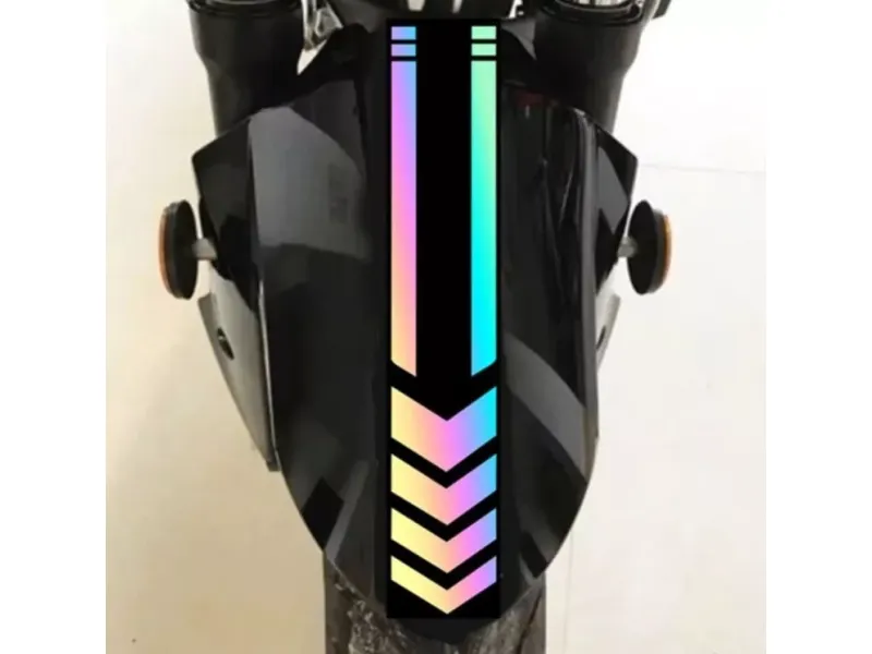 Reflecterende sticker - Pijl groot - Kleur: Multicolor