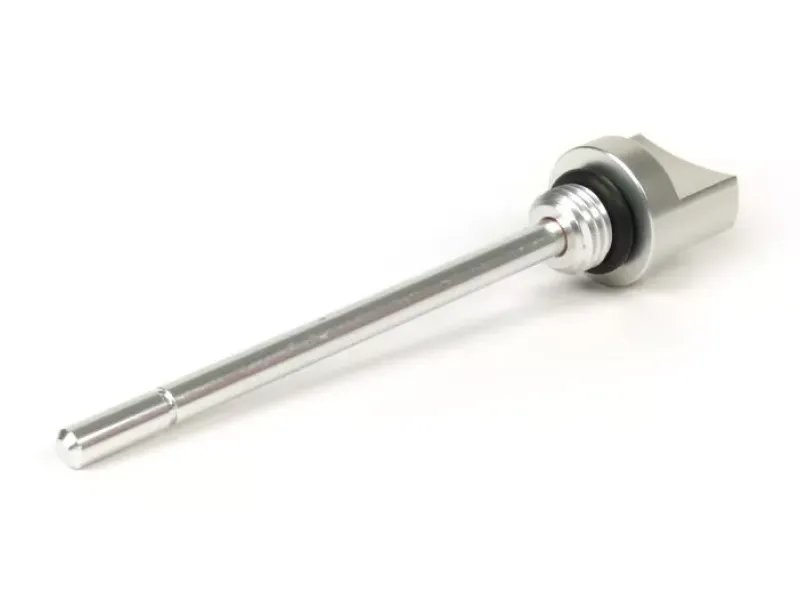 olievuldop met peilstok  BGM pro, versnellingsbakolie  piaggio leader/quasar/hpe   vespa et4, lx, lxv, s, gt, gts, gtv, gtl 125 300cc   geanodiseerd zilver
