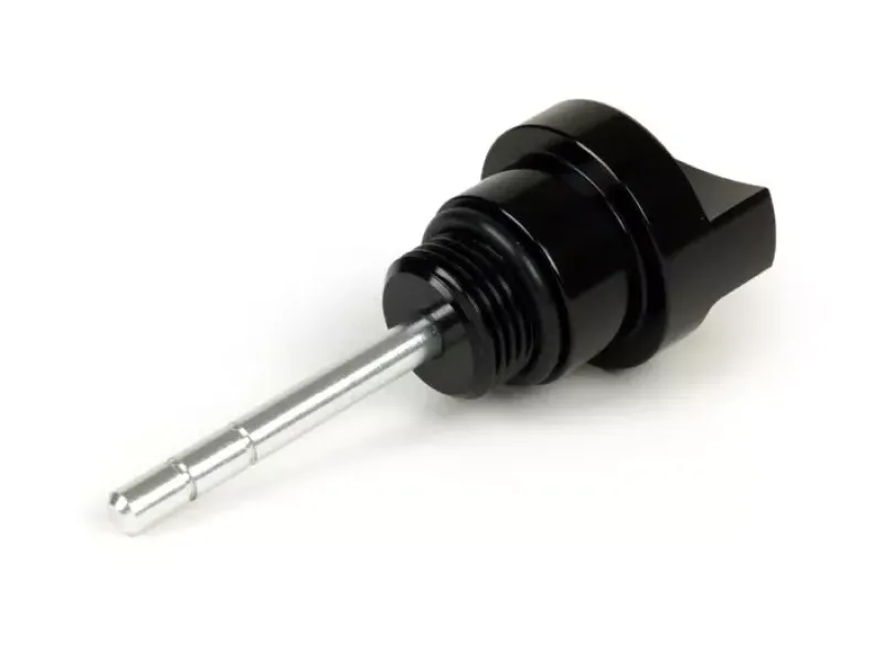 Olievuldop Met Peilstok  BGM Pro Motorolie  Piaggio Leader Quasar Vspa et4125 300cc Zwart Geanodiseerd