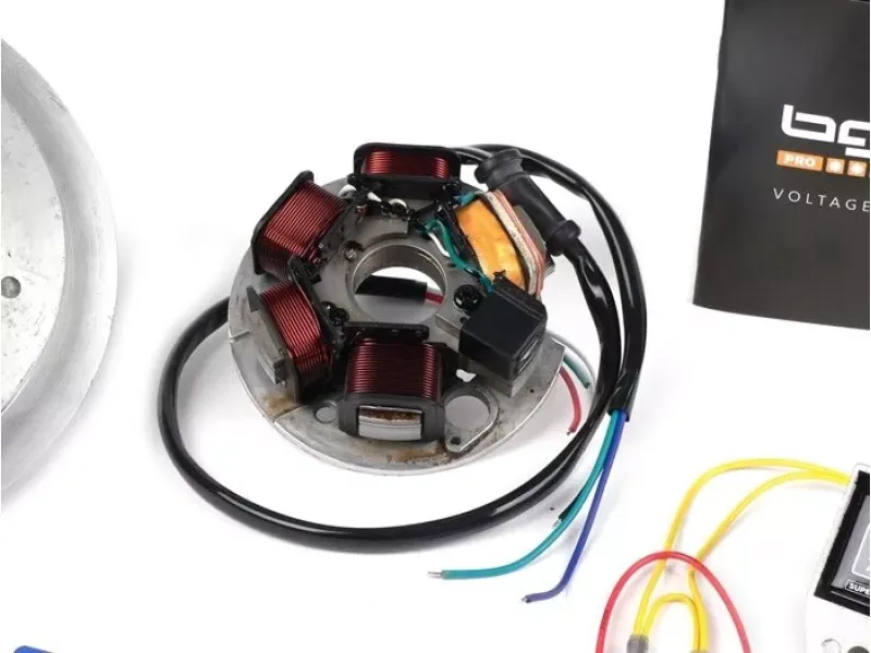 ontstekingsset  BGM origineel elektronisch  vespa v50, 50n, v90, pv, et3, pk s