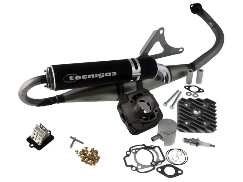Opvoerpakket / Tuningskit 70cc Piaggio Zip 2-takt AC (6 delig cilinder,uitlaat,membraan)