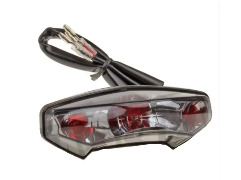 Achterlicht Uni Led + Kenteken Verl. 3 Led CE Bye Bike	