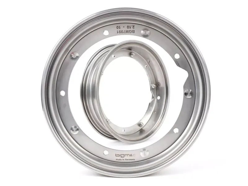 paar velgen  BGM pro 2.10 10 inch  vespa (type px)   rvs