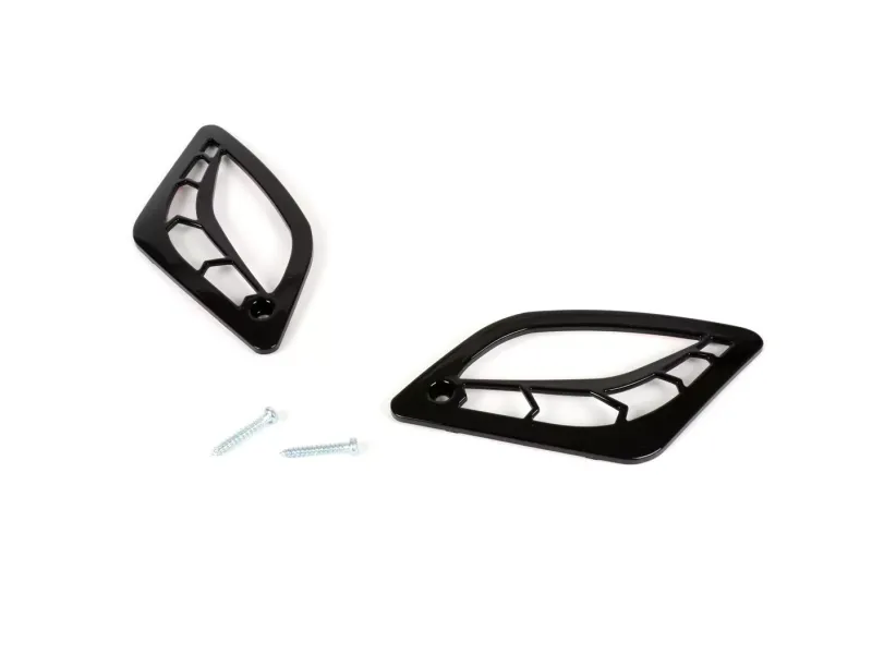 Paar Indicatorroosters MOTO NOSTRA Vespa GT GTL GTV GTS 125-300 Achter Glanzend Zwart