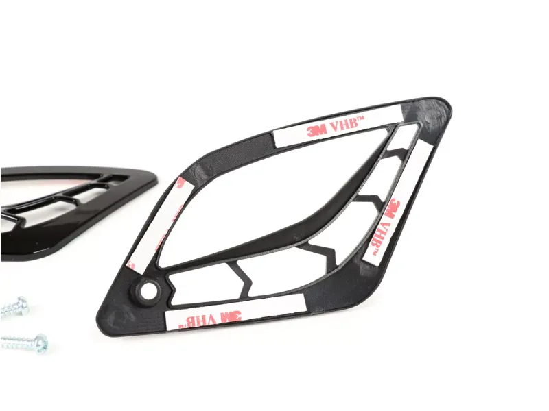 Paar Indicatorroosters MOTO NOSTRA Vespa GT GTL GTV GTS 125-300 Achter Glanzend Zwart