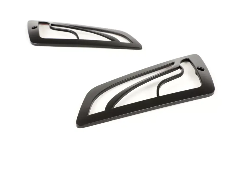 Paar Indicatorroosters MOTO NOSTRA Vespa GT GTL GTV GTS 125-300 Voorkant Mat Zwart