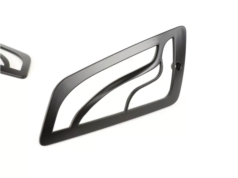 Paar Indicatorroosters MOTO NOSTRA Vespa GT GTL GTV GTS 125-300 Voorkant Mat Zwart
