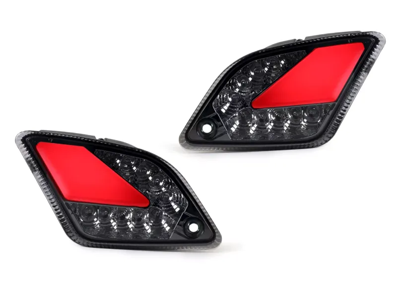 Paar Knipperlichten Achter MOTO NOSTRA (2019-2022) Dynamisch LED Volglicht Met Positielicht (E-keurmerk) Vespa GTS 125-300 HPE (2019-2022) Gerookt