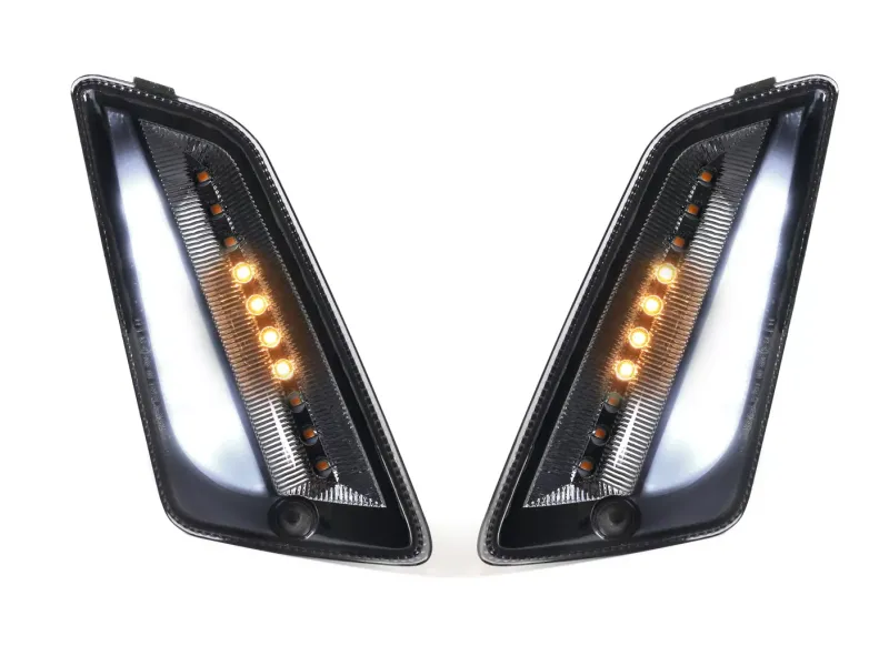 Knipperlichten voorkant Dynamisch LED met Dagrijlicht Vespa GT, GTL, GTV, GTS 125-300 HPE Supertech (2019-2022) - Smoke 