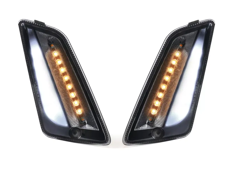 Knipperlichten voorkant Dynamisch LED met Dagrijlicht Vespa GT, GTL, GTV, GTS 125-300 HPE Supertech (2019-2022) - Smoke 