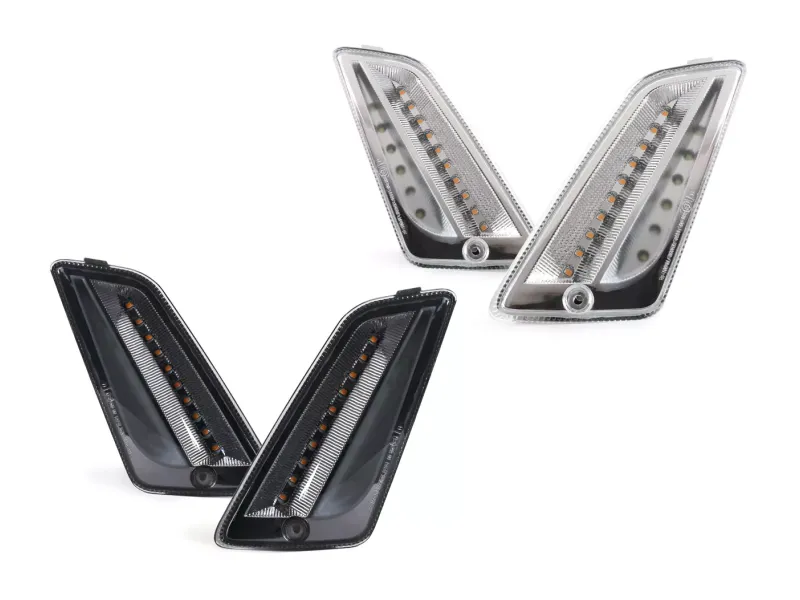 Knipperlichten voorkant Dynamisch LED met Dagrijlicht Vespa GT, GTL, GTV, GTS 125-300 HPE Supertech (2019-2022) - Smoke 
