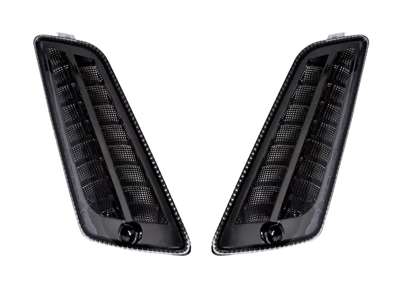 Paar Knipperlichten Voor MOTO NOSTRA 2K22 (-2014) Dynamisch LED Sequentieel Licht Dagrijlicht (E-markering) Vespa GT, GTL, GTV, GTS 125-300 Gerookt