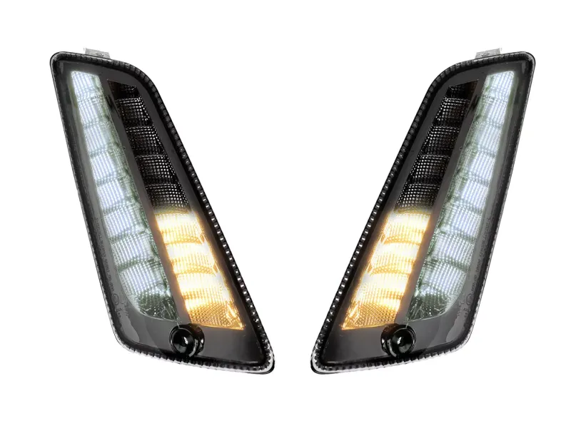 Paar Richtingaanwijzers Voor MOTO NOSTRA 2K22 (2014-) Dynamisch LED Sequentieel Licht Dagrijlicht